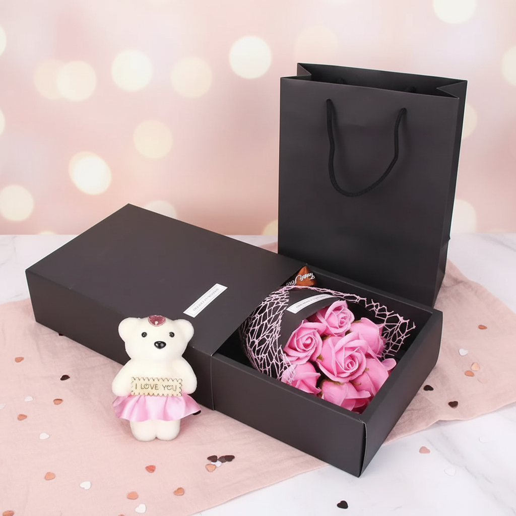 Rose Bouquet Gift Box